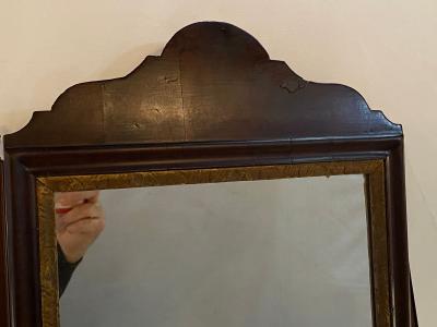 Queen Anne Dressing Glass with Pivoting Looking Glass English 18th Century