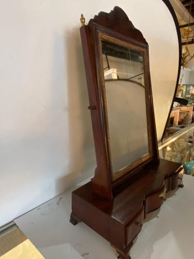 Queen Anne Dressing Glass with Pivoting Looking Glass English 18th Century