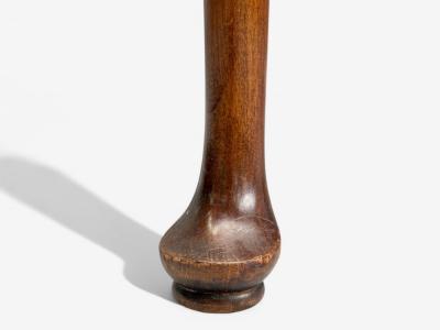 Queen Anne Mahogany Brass Writing Desk England 1900s