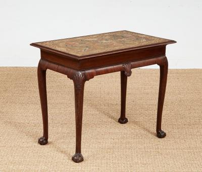 Queen Anne Needlepoint Table