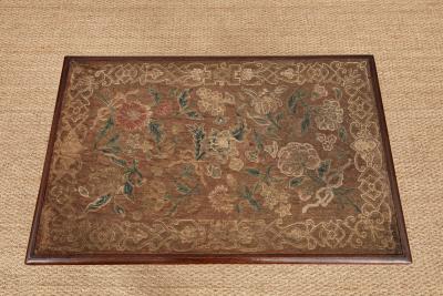 Queen Anne Needlepoint Table