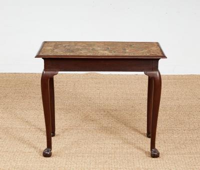 Queen Anne Needlepoint Table