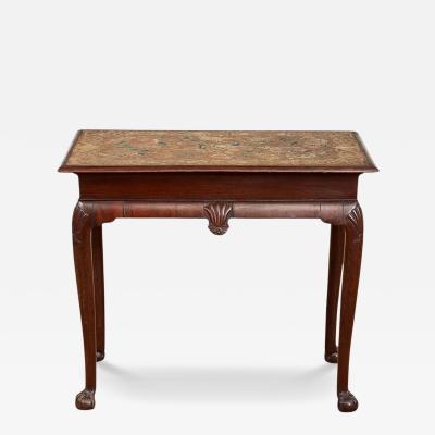Queen Anne Needlepoint Table