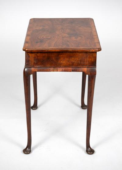 Queen Anne Period Burl Walnut Side Table Circa 1710