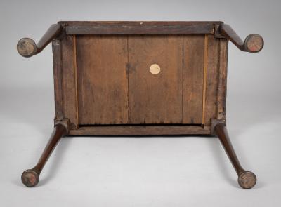 Queen Anne Period Burl Walnut Side Table Circa 1710