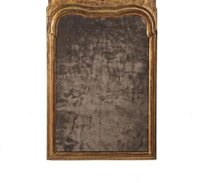 Queen Anne Period Giltwood Mirror England circa 1710
