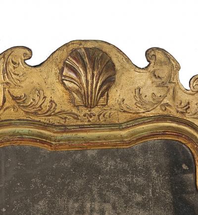 Queen Anne Period Giltwood Mirror England circa 1710