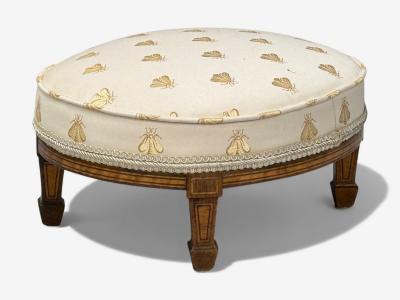 Queen Anne Scalamandre Fabric Mahogany Wingback Chair England 19th c 