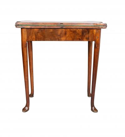 Queen Anne Walnut Games Table