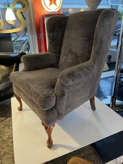 Queen Anne Wingback Chair