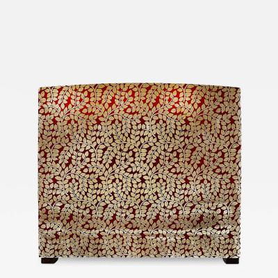 Queen Headboard Upholstered In Jack Lenor Larsen Vine Print 2010