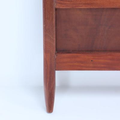 Queen size walnut and rosewood headboard C 1960 