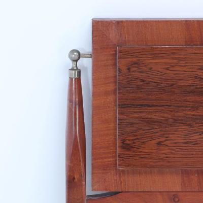 Queen size walnut and rosewood headboard C 1960 