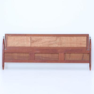 Queen size walnut and rosewood headboard C 1960 