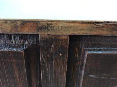 Quigley Furniture Company Pair of Trapezoid Cabinets by Quigley