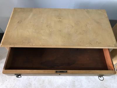 Quigley Furniture Company Pair of Trapezoid Cabinets by Quigley