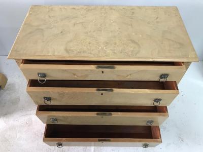 Quigley Furniture Company Pair of Trapezoid Cabinets by Quigley