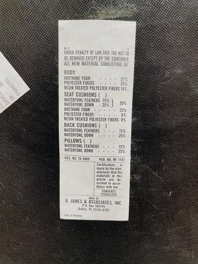 R Jones Pair of Lounge Chairs made in the United States by R Jones Associates