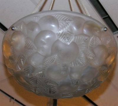 R Lalique Lausanne Chandelier