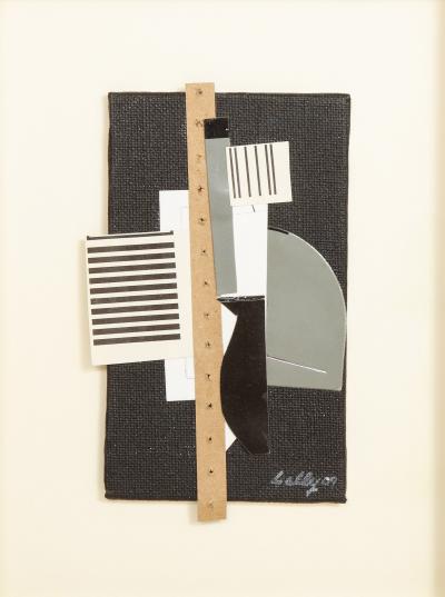 R Scott Lalley R Scott Lalley Collage with Perforated Paper Strip 2009