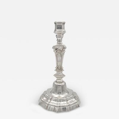 R gence Style Silver Candlestick France circa 1920