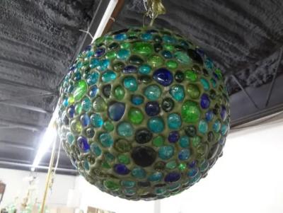 RAAK Italian Modern Multicolored Glass Lantern