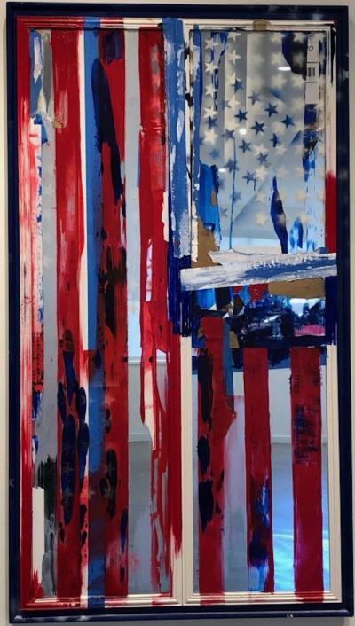 RACHAEL BOHLANDER Whoever Fights Monsters Flag No 2 