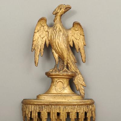 RARE CHIPPENDALE CARVED WALL SCONCE