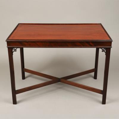 RARE CHIPPENDALE TRAY TOP TEA TABLE