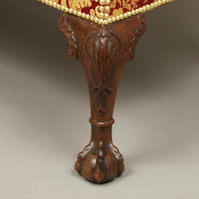 RARE DIMINUTIVE CHIPPENDALE SETTEE