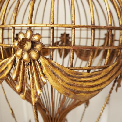 RARE LOUIS XVI LUSTRE A LA MONTGOLFIERE French balloon chandelier