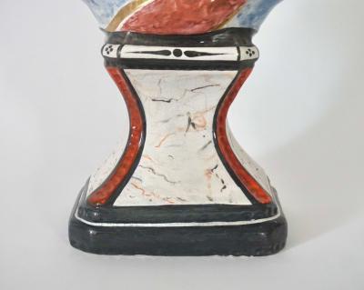 RARE Large Staffordshire Portrait Bust of Queen Caroline England circa 1820