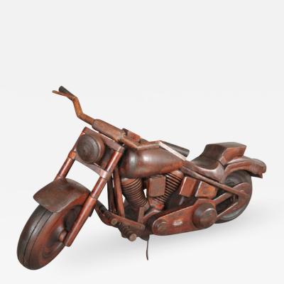 RARE MODEL OF A HARLEY DAVIDSON MOTORCYCLE