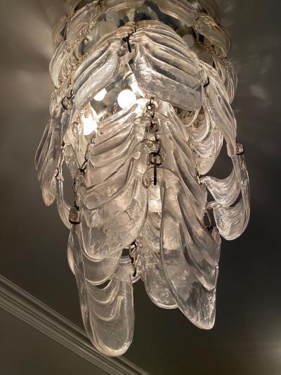 RARE MURANO GLASS CASCADING CHANDELIER