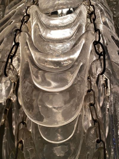 RARE MURANO GLASS CASCADING CHANDELIER