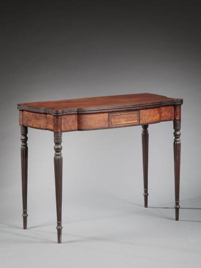 RARE PAIR OF SEYMOUR SCHOOL FEDERAL CARD TABLES