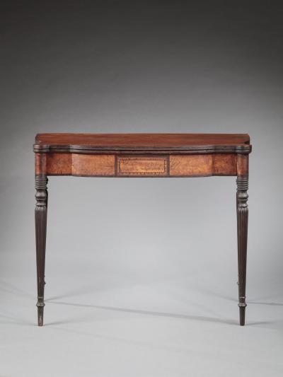 RARE PAIR OF SEYMOUR SCHOOL FEDERAL CARD TABLES