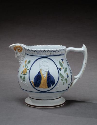RARE PEARLWARE PITCHER