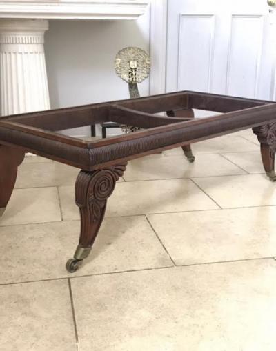 RARE REGENCY WILLIAM TROTTER LONG STOOL SCOTLAND CIRCA 1820