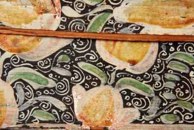 READY TO POST Folk Painted Norwegian Pantry Box