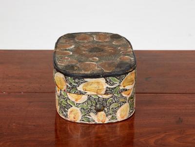 READY TO POST Folk Painted Norwegian Pantry Box