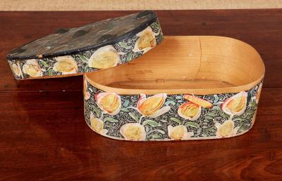 READY TO POST Folk Painted Norwegian Pantry Box