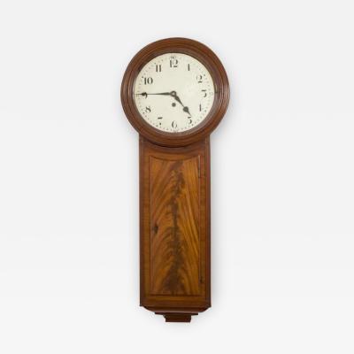 REGENCY MAHOGANY TAVERN CLOCK