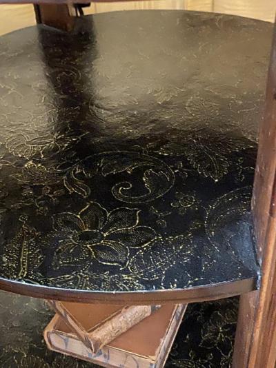 REGENCY PERIOD CIRCULAR LIBRARY BOOK TABLE