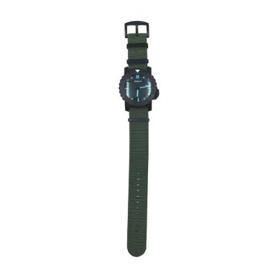 RICHARD KOBOLD KOBOLD ARCTIC DIVER TITANIUM TACTICAL WATCH WITH GREEN NYLON STRAP