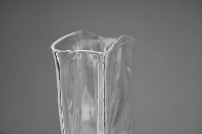 RICHARD MEITNER Sculptural Glass Vase by Richard Meitner The Netherlands 1989