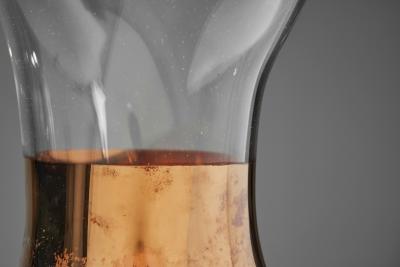 RICHARD MEITNER Sculptural Glass Vase by Richard Meitner The Netherlands 1989