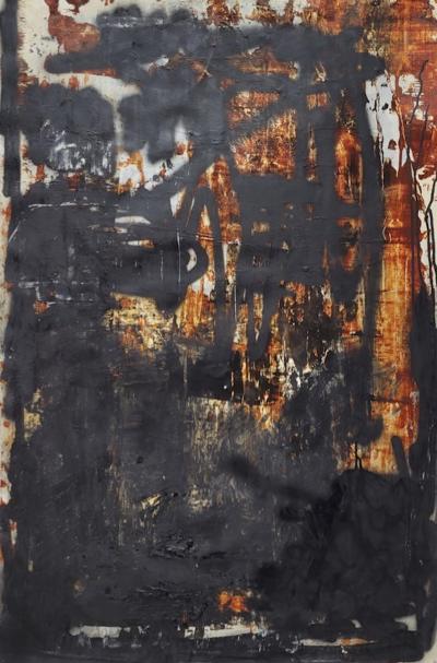 RICK LEWIS Untitled Burnt Orange 