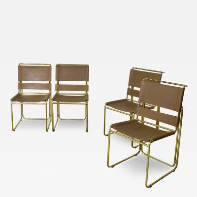 RIMA Gastone Rinaldi set of 4 chairs for Rima Company 1970s