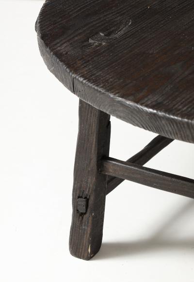 ROUND WEATHERED COFFEE TABLE